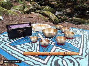 Sound healing instruments for sound bath